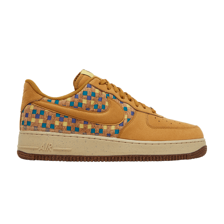 Nike Air Force 1 Low N7 'Woven' — Wheat/Saturn Gold/Dark Purple Dust/Wheat