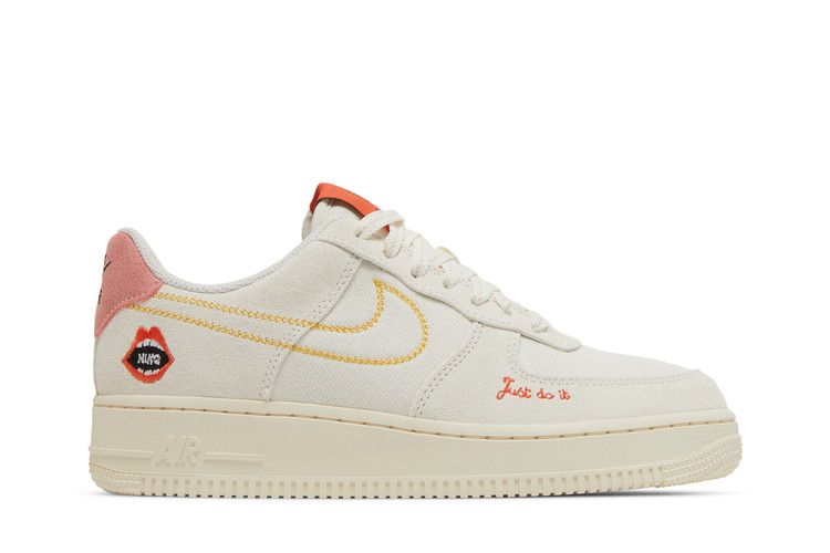 Nike Wmns Air Force 1 '07 'Peace' — White/Sail/Bleached Coral/Solar Flare (2)