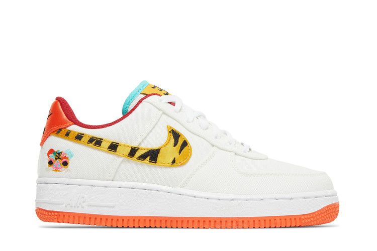 Nike Wmns Air Force 1 '07 LX 'Year of the Tiger' — Sail White/White/University Gold/University Gold (2)