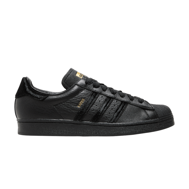 Kader Sylla x adidas Superstar ADV 'Monochrome Black' — Core Black/Core Black/Gold Metallic