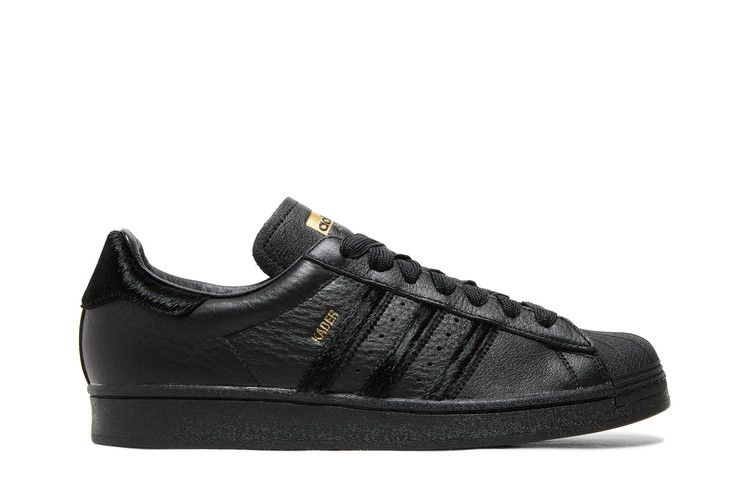 Kader Sylla x adidas Superstar ADV 'Monochrome Black' — Core Black/Core Black/Gold Metallic