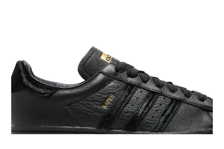 Kader Sylla x adidas Superstar ADV 'Monochrome Black' — Core Black/Core Black/Gold Metallic