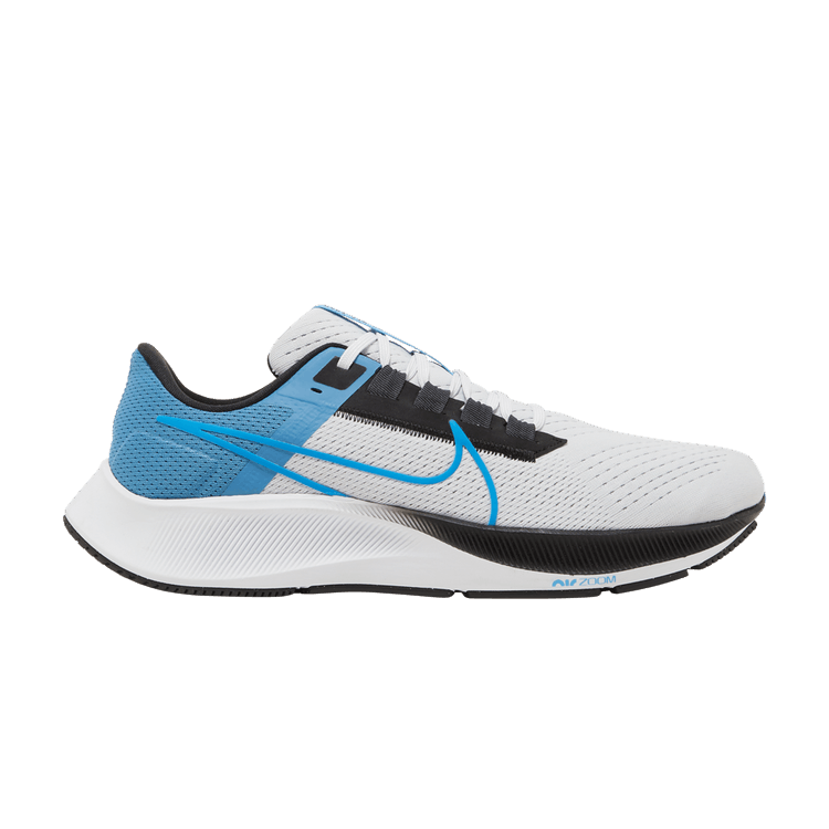 Nike Air Zoom Pegasus 38 'Pure Platinum Photo Blue' — Pure Platinum/Black/Dutch Blue/Photo Blue