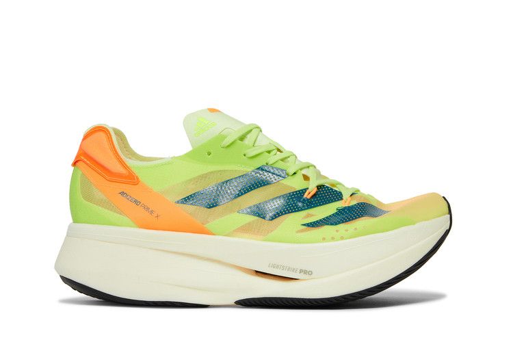 adidas Adizero Prime X 'Pulse Lime Flash Orange' — Pulse Lime/Real Teal/Flash Orange