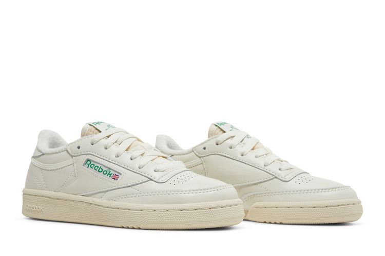 Reebok Wmns Club C 85 'Chalk Glen Green' — Chalk/Alabaster/Glen Green