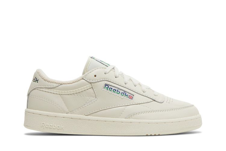 Reebok Club C 85 Vintage 'Split Logo - Cobalt Green' — Chalk/Classic Cobalt/Glen Green