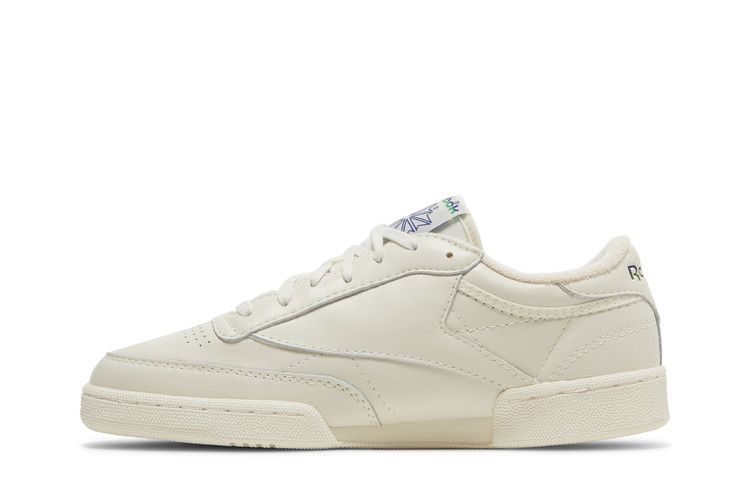 Reebok Club C 85 Vintage 'Split Logo - Cobalt Green' — Chalk/Classic Cobalt/Glen Green