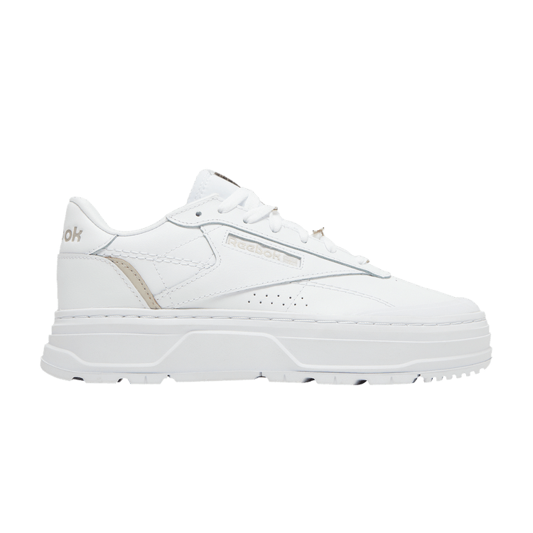 Reebok Wmns Club C Double Geo 'White Moonstone' — Footwear White/Footwear White/Moonstone