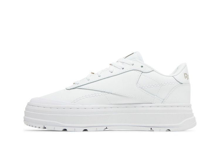 Reebok Wmns Club C Double Geo 'White Moonstone' — Footwear White/Footwear White/Moonstone