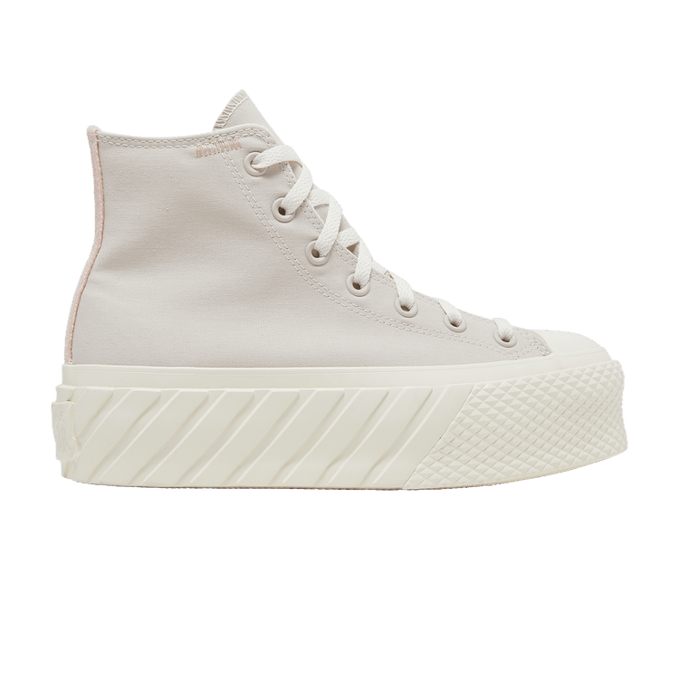 Converse Wmns Chuck Taylor All Star Lift 2X Platform High 'Desert Sand' — Desert Sand/Egret/Pink Clay