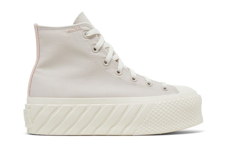 Converse Wmns Chuck Taylor All Star Lift 2X Platform High 'Desert Sand' — Desert Sand/Egret/Pink Clay