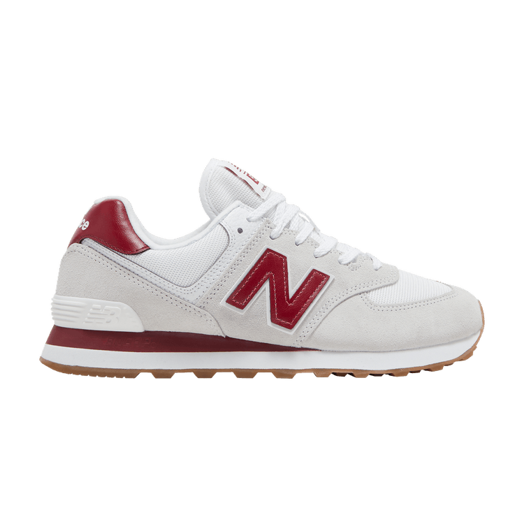 New Balance 574v2 'White Red' — White/Red