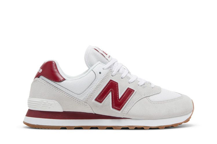 New Balance 574v2 'White Red' — White/Red
