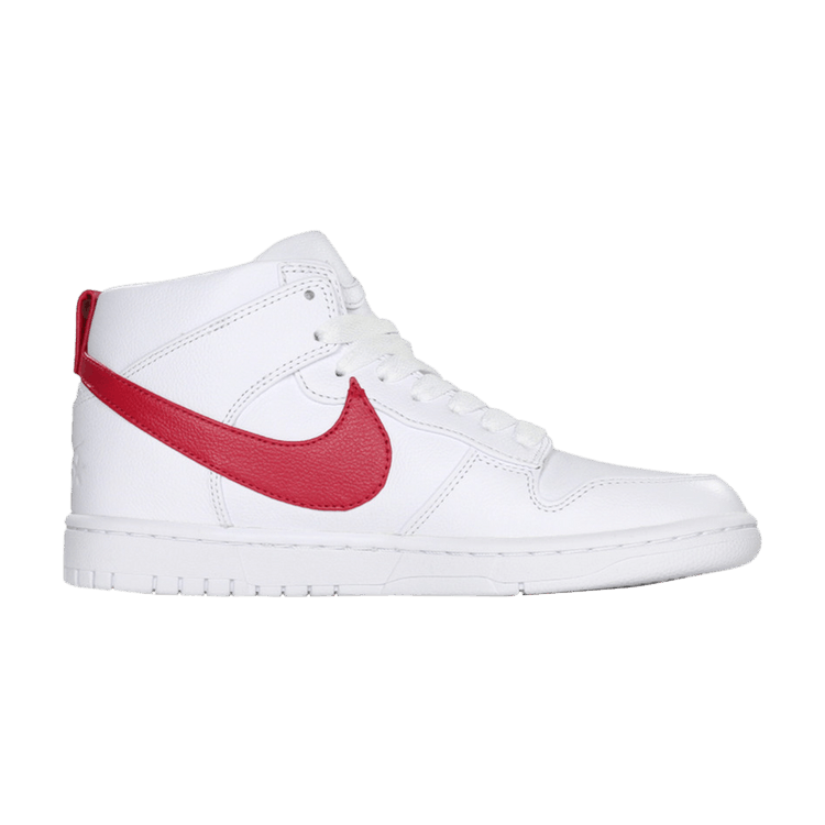 Riccardo Tisci x NikeLab Dunk Lux Chukka 'White Red' — White/Distance Red
