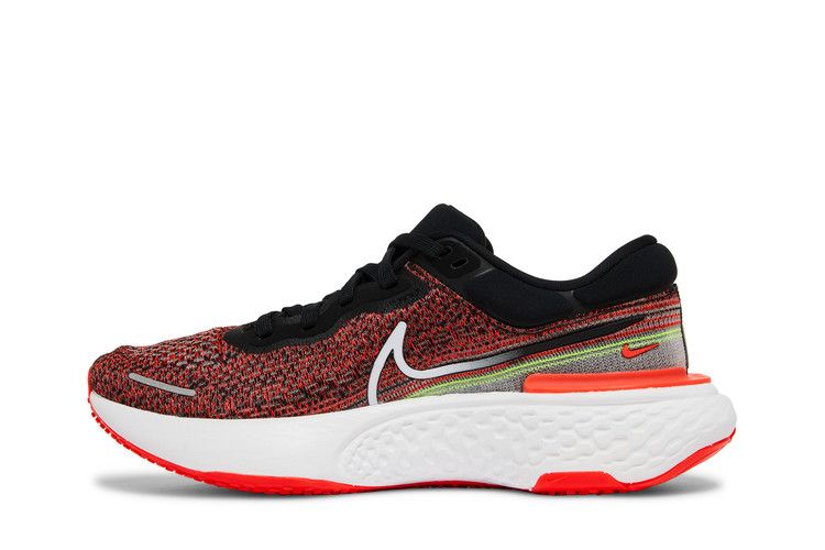 Nike ZoomX Invincible Run Flyknit 'Black Bright Crimson' — Black/Bright Crimson/Volt/White