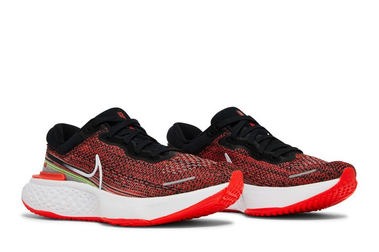 Nike ZoomX Invincible Run Flyknit 'Black Bright Crimson' — Black/Bright Crimson/Volt/White