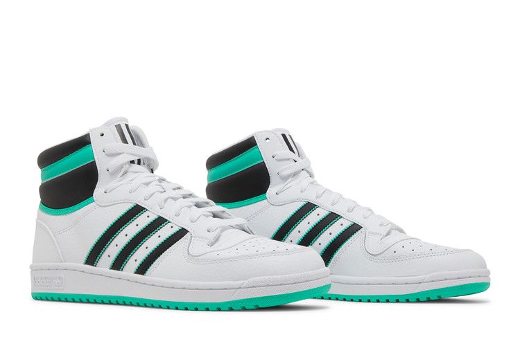 adidas Top Ten RB 'White Hi-Res Green' — Cloud White/Core Black/Hi-Res Green