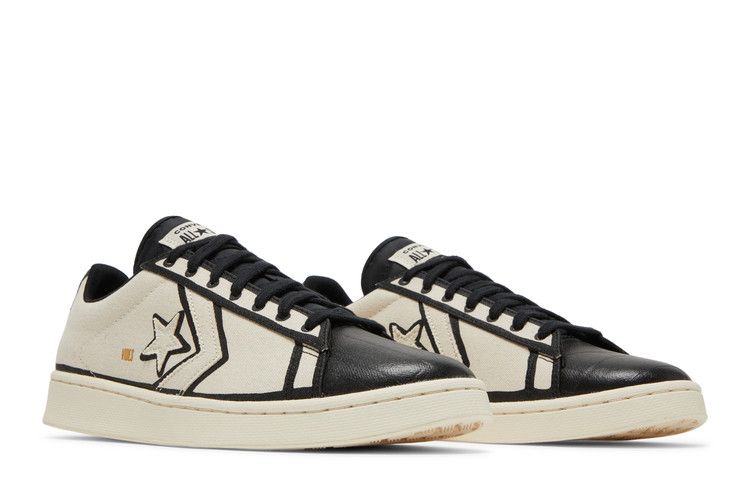 Joshua Vides x Converse Pro Leather 'Made in Studio' — Natural Ivory/Black/White
