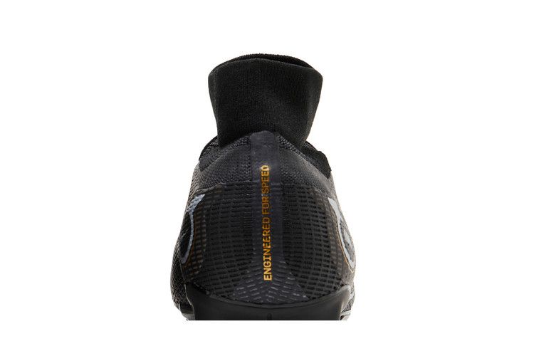 Nike Mercurial Superfly 8 Pro FG 'Black Metallic Gold' — Black/Metallic Silver/Cave Stone/Metallic Gold (8)