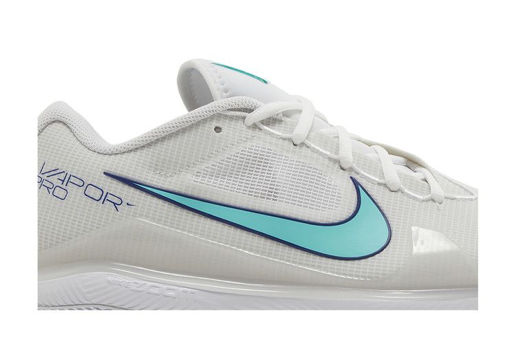 NikeCourt Air Zoom Vapor Pro 'White Dynamic Turquoise' — White/Light Bone/Deep Royal Blue/Dynamic Turquoise