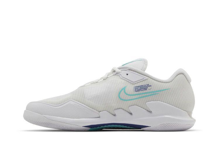 NikeCourt Air Zoom Vapor Pro 'White Dynamic Turquoise' — White/Light Bone/Deep Royal Blue/Dynamic Turquoise