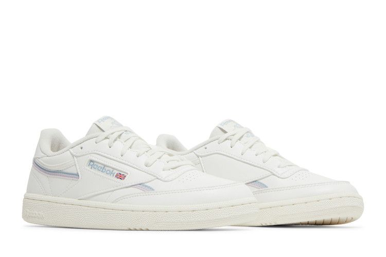 Reebok Wmns Club C 85 Vegan 'Chalk Gable Grey' — Chalk/Gable Grey/Quartz Glow
