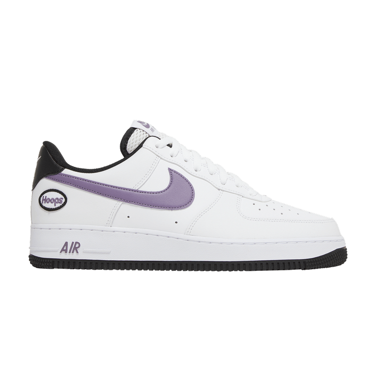 Nike Air Force 1 '07 LV8 'Hoops - White Canyon Purple' — White/Canyon Purple/Black/White