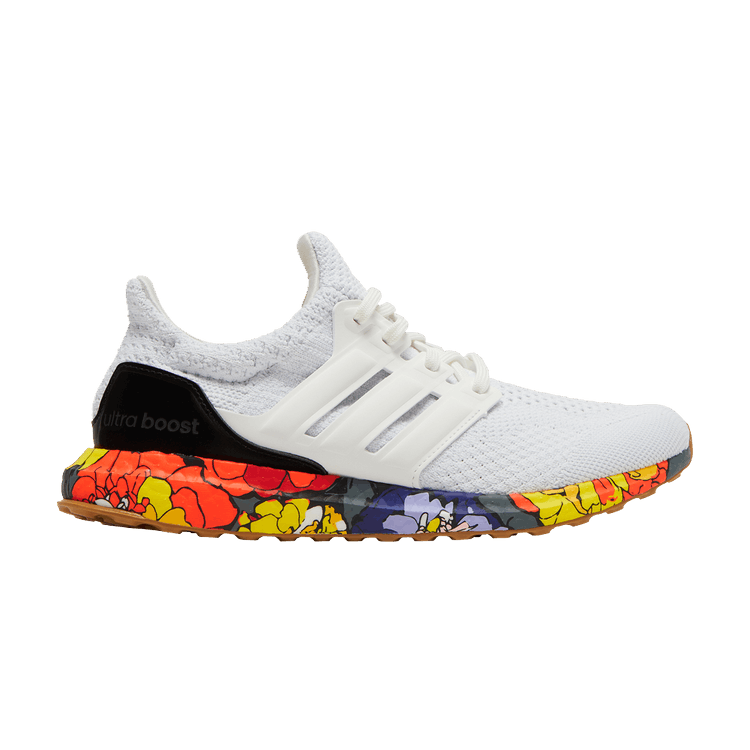 Adidas Wmns UltraBoost 5.0 DNA 'White Floral' — Core White/Core White/Light Purple