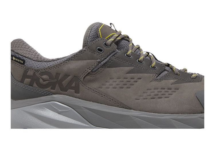 HOKA Kaha Low GTX 'Charcoal Grey Green Sheen' — Charcoal Grey/Green Sheen