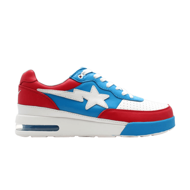 BAPE Roadsta FS-034 Low 'White Red' — White/Red