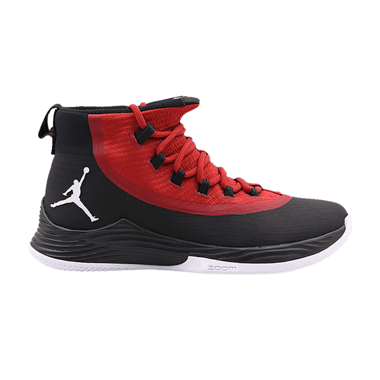 Air Jordan Ultra Fly 2 — Black/Gym Red-White