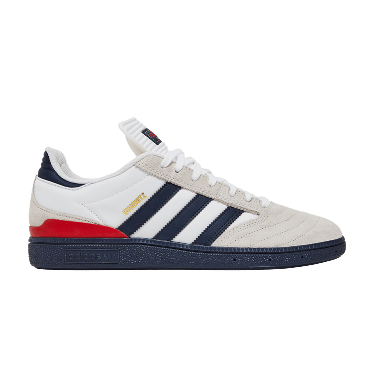 Adidas Busenitz 'White Collegiate Navy' — Cloud White/Collegiate Navy/Shadow Navy