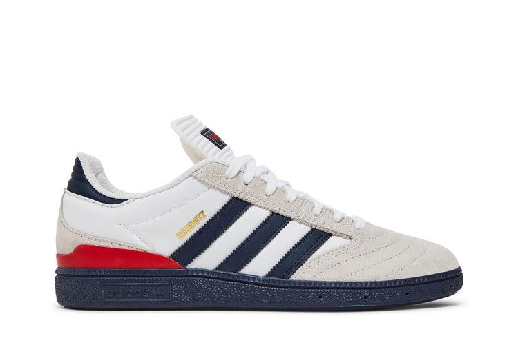 Adidas Busenitz 'White Collegiate Navy' — Cloud White/Collegiate Navy/Shadow Navy