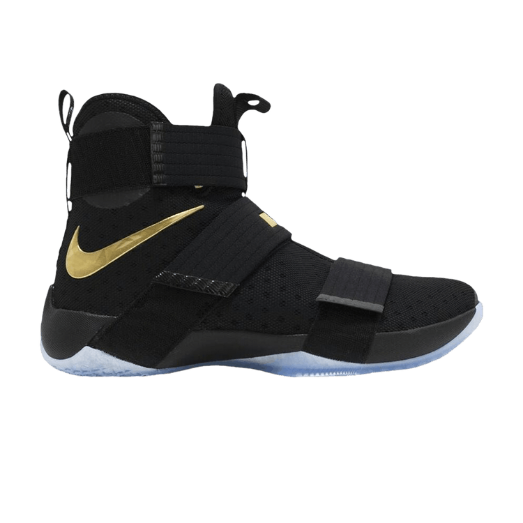 Nike LeBron Soldier 10 'Game 5: Forty-Ones' — Black/Metallic Gold/Ice