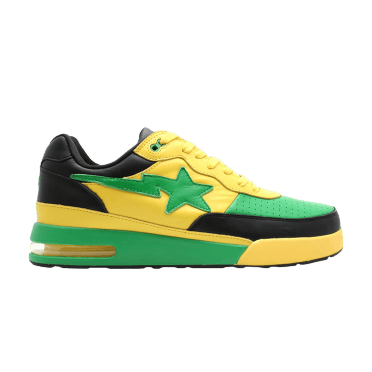 BAPE Roadsta FS-034 Low 'Yellow Green Black' — Green/Black