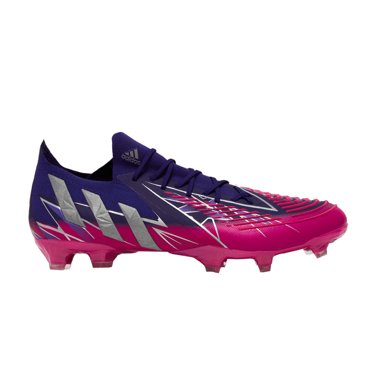 Adidas Predator Edge.1 Low FG 'UEFA Champions League' — Team College Purple/Silver Metallic/Team Shock Pink