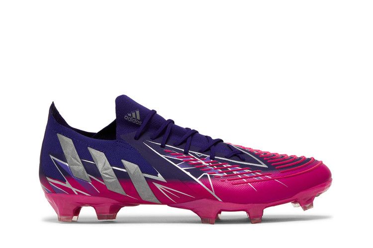 Adidas Predator Edge.1 Low FG 'UEFA Champions League' — Team College Purple/Silver Metallic/Team Shock Pink