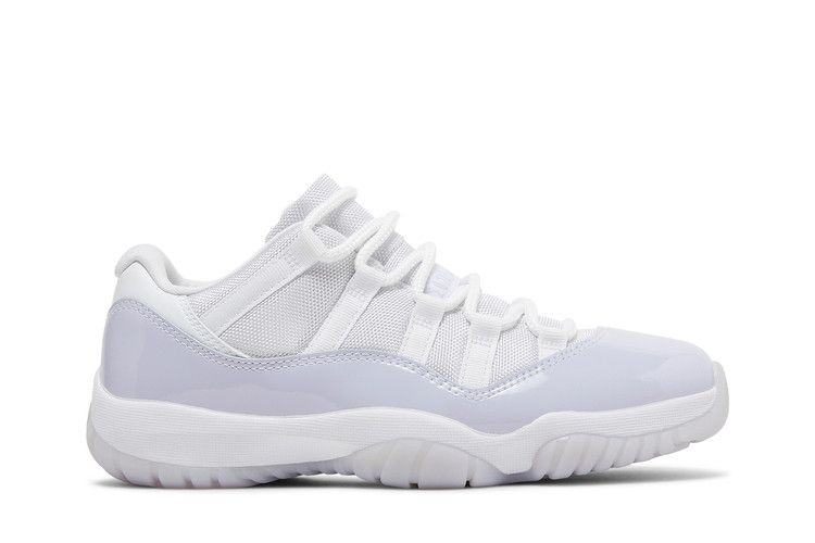 Wmns Air Jordan 11 Retro Low 'Pure Violet' — White/Pure Violet/White