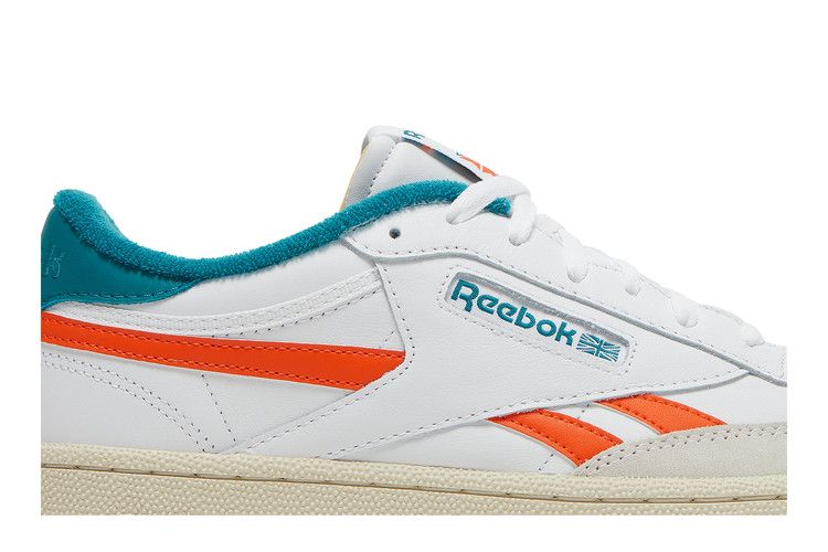 Reebok Club C Revenge 'White Seaport Teal' — Footwear White/Pump Orange/Seaport Teal