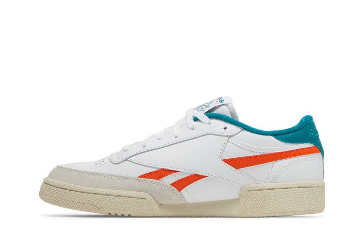 Reebok Club C Revenge 'White Seaport Teal' — Footwear White/Pump Orange/Seaport Teal