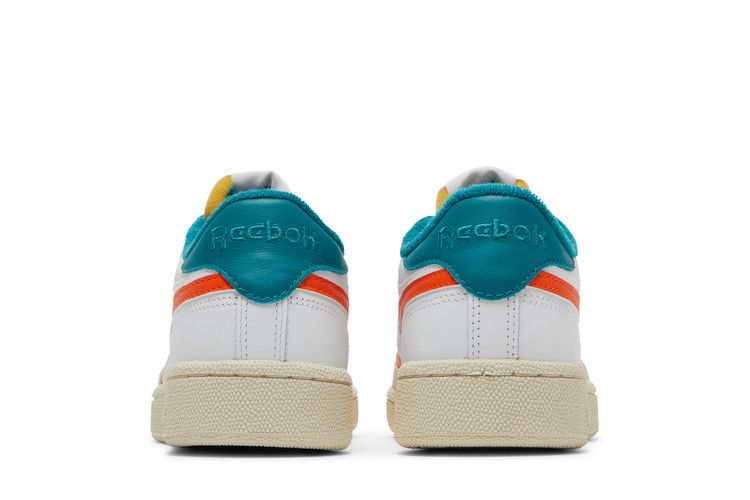 Reebok Club C Revenge 'White Seaport Teal' — Footwear White/Pump Orange/Seaport Teal