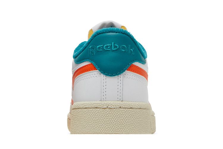 Reebok Club C Revenge 'White Seaport Teal' — Footwear White/Pump Orange/Seaport Teal
