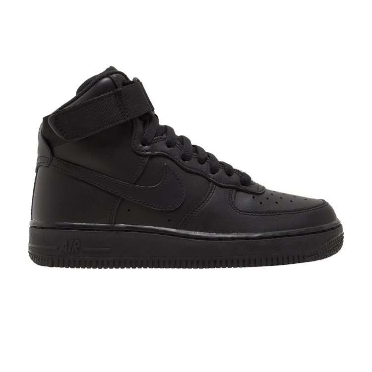 Nike Wmns Air Force 1 High 'Triple Black' — Black/Black/Black/Black