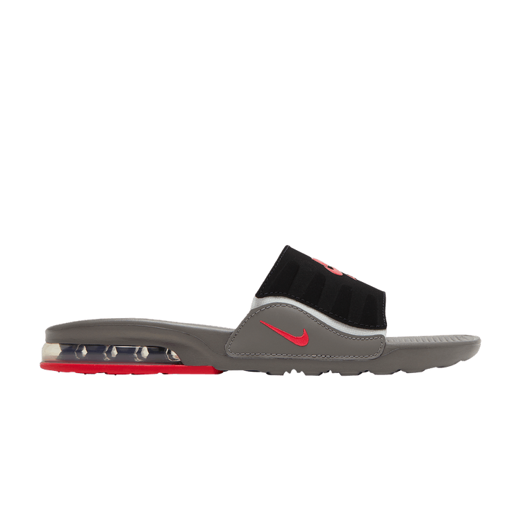 Nike Air Max Camden Slide GS 'Flat Pewter Siren Red' — Flat Pewter/Black/Light Silver/Siren Red