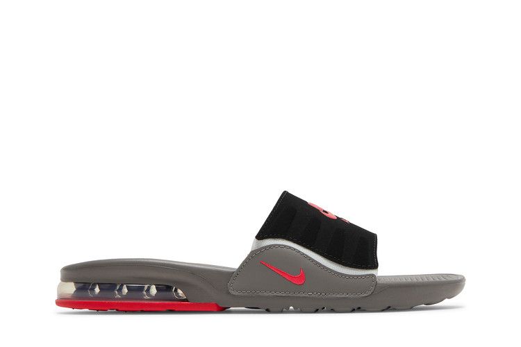 Nike Air Max Camden Slide GS 'Flat Pewter Siren Red' — Flat Pewter/Black/Light Silver/Siren Red