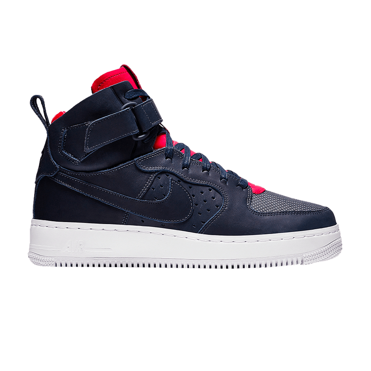 Nike Air Force 1 High Tech Craft 'Obsidian University Red' — Obsidian/University Red