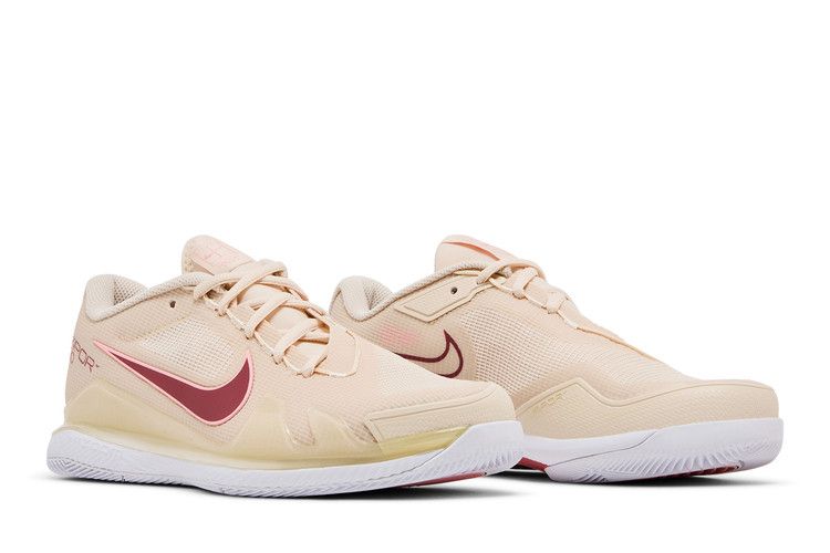 Wmns NikeCourt Air Zoom Vapor Pro 'Pearl White Bleached Coral' — Pearl White/White/Bleached Coral/Canyon Rust