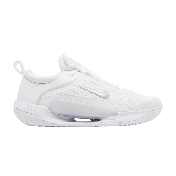 Wmns NikeCourt Zoom NXT 'White Metallic Silver' — White/Grey Fog/Metallic Silver