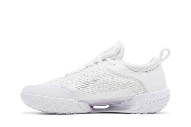 Wmns NikeCourt Zoom NXT 'White Metallic Silver' — White/Grey Fog/Metallic Silver