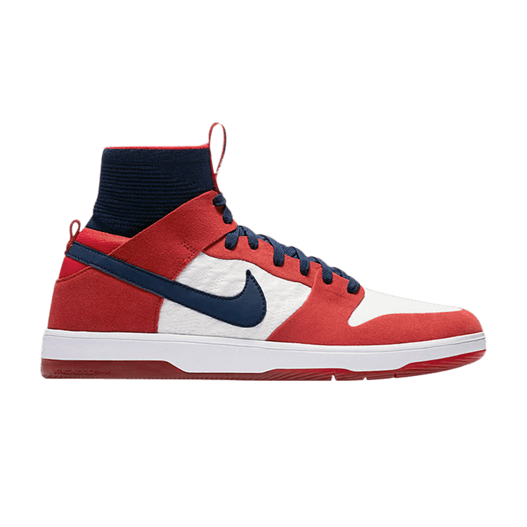 Nike SB Dunk High Elite 'Skate Longer' — University Red/Collegiate Navy-White